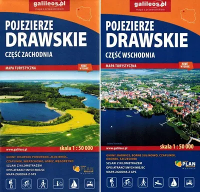 Immagine prodotto di Mappa turistica -Pojezierze Drawskie (completa)