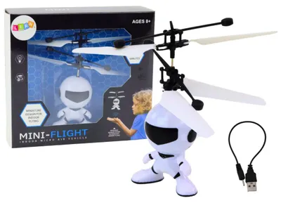 Obrázok produktu pre Lietajúci astronaut Ručne ovládaný dron Helikoptéra biela