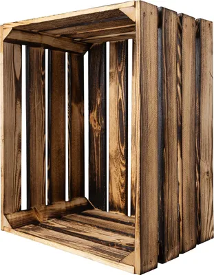 Zdjęcie produktu dla Creative Deco Drewniana Skrzynia Opalana | 50 x 40 x 30 cm | Drewniane Pudełko w Stylu Vintage Podpalane | Idealne na Prezent do Dekoracji DIY | Dokumenty Zabawki Narzędzia