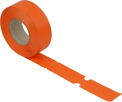 Produktbild von Schlaufenetiketten 248 x 50 mm - 1000 Stück in orange