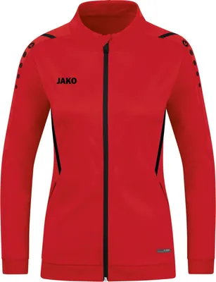 Produktbild von JAKO Unisex Polyesterjacke Challenge, Farbe:rot/schwarz, Größe:S