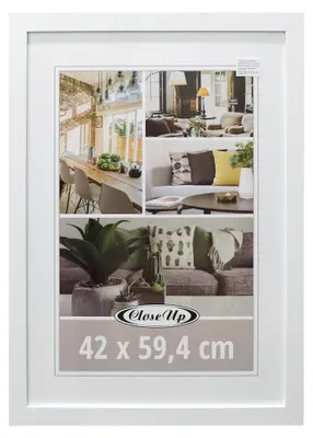Zdjęcie produktu dla Ramka na plakat DIN A2 42 x 59,4 cm biała