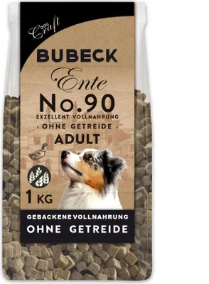 Produktbild von Trockenfutter getreidefrei gebacken mit Ente von Bubeck 1Kg