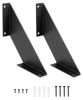 Immagine prodotto di Omgoods - Set di 2 supporti a muro robusti per mensole - 20 cm