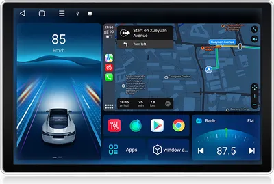 Image de Autoradio Android 13,1 pouces Carplay Android pour Opel Mokka 2012-2016 GPS Navi WIFI Bluetooth FM RDS SWC DSP 2Din 8 cœurs 4+64 Go 4G LTE