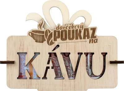 Obrázek produktu pro Dárkový poukaz na kávu SK