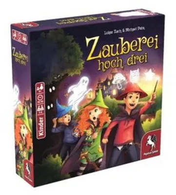 Produktbild von Pegasus Zauberei hoch drei, Kartenspiel, Glücksspiel, 6 Jahr(e), Familienspiel