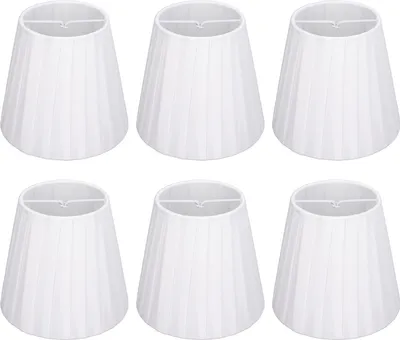 Image de 6pcs/set Droplight Wall Lamp Chandelier Abat-jour pour lampadaire Clip Bubble Type
