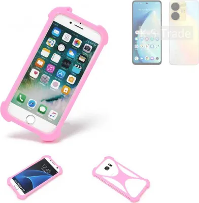 Produktbild von K-S-Trade Handy Hülle kompatibel mit Realme C55 Schutz Hülle Bumper Silikon Schutz Hülle Cover Case Silikoncase Silikonbumper TPU Softcase