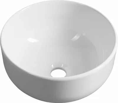 Immagine prodotto di Lavabo in Vetroceramica EMMI per piano di lavoro Ø 33 cm, bianco