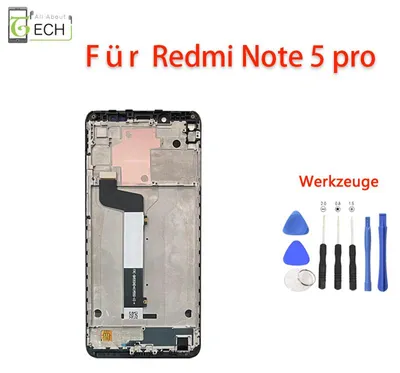 Produktbild von Für Xiaomi Redmi Note 5 / 5 Pro LCD Display mit Rahmen Bildschirm Touch Screen