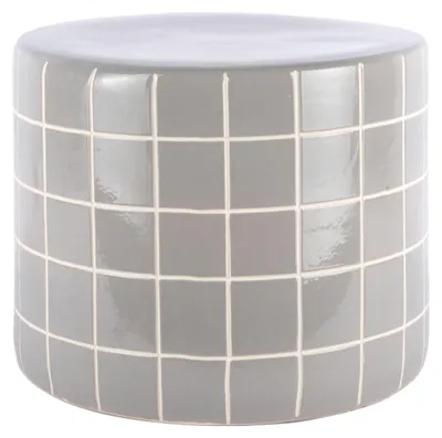 Produktbild von BEISTELLTISCH Retro Tiles Low - Grau - 42/42/34 cm