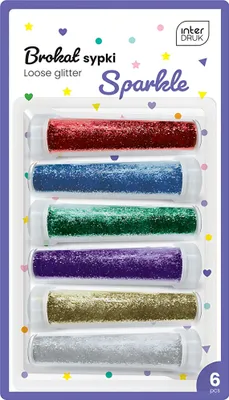 Produktbild von Interdruk Loser Glitter/Glitzer 6x7g Sparkle