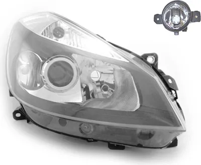 Produktbild von Scheinwerfer passend für Renault Clio BR CR 05- 09 H7 H7 H1 Re. + Nebel. 7701061076 260100822R 260103547R 7701070492 8200002470 2615089 Johns