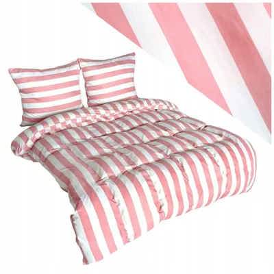 Obrázek produktu pro Eusebia Home Sada povlečení 160x200 cm mikrovlákno pruhy