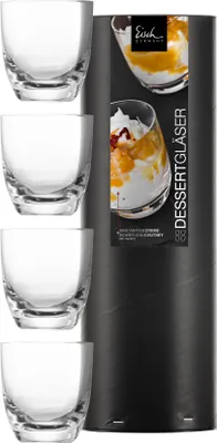 Produktbild von Eisch Dessertglas 4er Set, Dessertschale, Servierglas, Kristallglas, 100 ml, 30010906