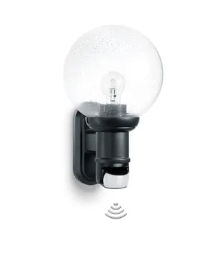 Produktbild von Steinel Sensor Außenwandleuchte L560S schwarz 1-flammig 368x215 mm