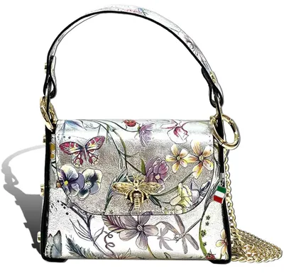 Immagine prodotto di Borsa Florence in pelle color argento D2OTF832JF
