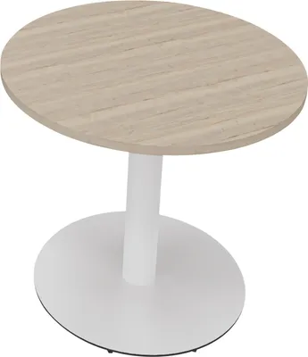 Produktbild von Bespr.ti. Rund Tellerfuß Rund 800xH720 ws/Eiche