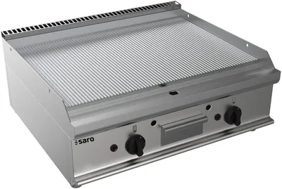 Immagine prodotto di Piastra a gas, modello da tavolo E7/Ktg2Bbr, dimensioni: L 800, piastra: 795 x 700, piastra: 530 x H 270