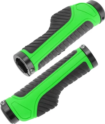 Image de 1 Paire De Poignées De Guidon De Vélo, Design Ergonomique Antidérapant, Poignées De Guidon Avec Verrou En Alliage D'Aluminium Pour Vélo Électrique Vtt, Vert