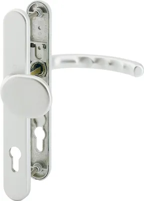Produktbild von Wechselgarnitur LUXEMBOURG - m Knopf u. Langschild PZ88, Alu silber elox ÖNORM