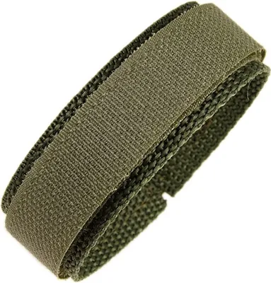 Produktbild von Minott Ersatzband Uhrenarmband Textilband Klettband Olive 16mm