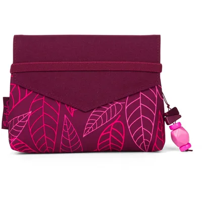 Produktbild von satch Klatsch "Das Beauty Wallet" Kosmetiktäschchen Purple Leaves