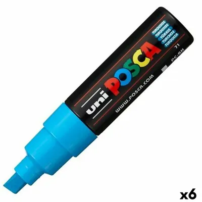 Obrázek produktu pro Plstěné pero POSCA PC-8K tyrkysové (6 kusů)