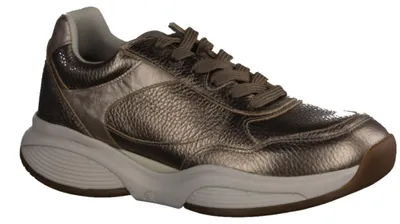 Immagine prodotto di Xsensible SWX27, scarpe da donna con lacci, soletta intercambiabile, in pelle, color champagne - Scarpe da donna. Scarpe da donna comode, con lacci, disponibili in più colori, in pelle