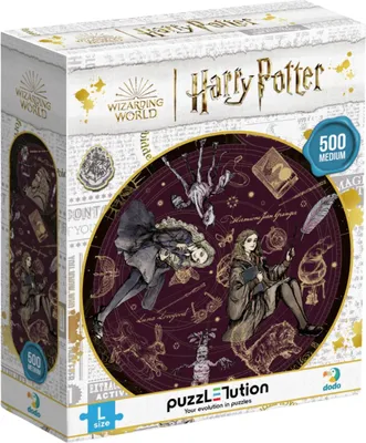 Imagen del producto de Juego de rompecabezas de Harry Potter, 500 piezas de colores, un rompecabezas mágico