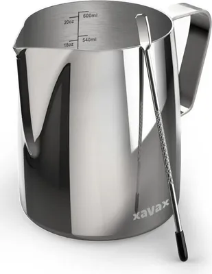 Obrázok produktu pre Xavax 00111280, Džbán, Univerzálne, Strieborná, Nerezová oceľ, 0,6 L, 1 kusov