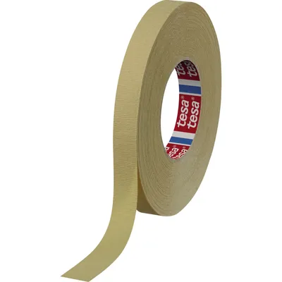 Produktbild von 1x TESA Kreppband 4322 Länge 50m Breite 19mm chamois stark gekreppt