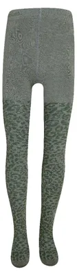 Obrázok produktu pre Detské bavlnené pančucháče s leopardovým vzorom Olive – 80-86