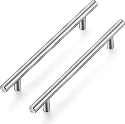 Produktbild von Möbelgriffe - Schrankgriffe aus Edelstahl - 20 Stück - silberfarben - 160 mm