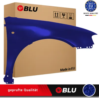 Zdjęcie produktu dla BLU Błotnik pasujący do Audi A3 8L LIFT LZ5L Prawy Niebieski MingBlau | 2000-2003 | Przedni Przód | Lakierowany | Gotowy do montażu | Stal