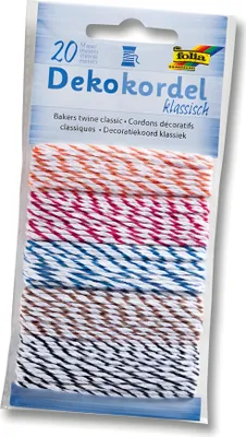 Immagine prodotto di folia 12210 folia Dekokordel mehrfarbig Deko Klassisch