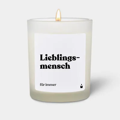 Produktbild von ChattyCandles Duftkerze Flowery Lieblingsmensch