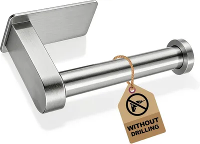 Produktbild von Toilettenpapierhalter, für Wandmontage, Edelstahl, Chrom