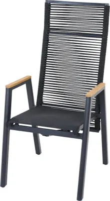 Produktbild von SIENA GARDEN Bologna Dining Move, Rope, Aluminium, Armlehnen aus 100% Teak