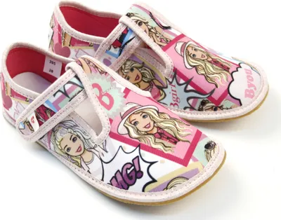 Obrázok produktu pre Dievčenské papuče BAREFOOT 395 Bgirl Pink