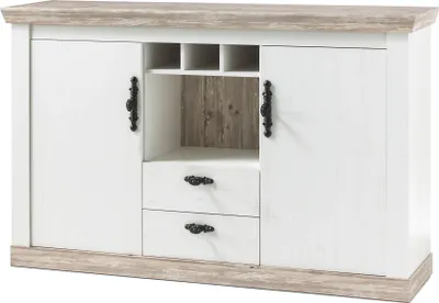 Produktbild von Sideboard Florenz Anrichte Kommode in Oslo Pinie weiß 168 cm