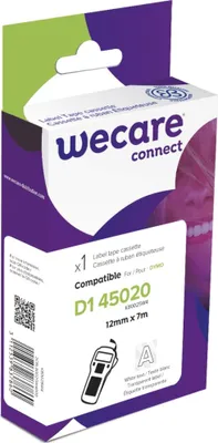 Zdjęcie produktu dla Armor K80025W4, Biały na przezroczystym, DYMO, 1,2 cm, 7 m, 1 szt.