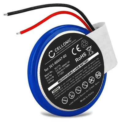 Produktbild von CELLONIC 1x Akku für Smartwatch & Fitnessarmband Kompatibel mit Garmin Forerunner 110, Forerunner 210, Forerunner 610, PD3032 - (200mAh, 3.7V)