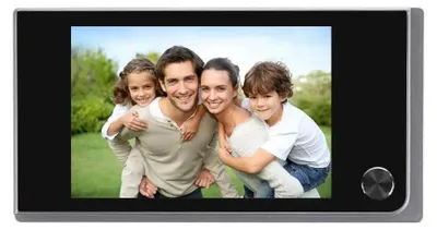 Zdjęcie produktu dla Wideodomofon – bezprzewodowy system domofonowy – rozdzielczość 720p HD – noktowizja na podczerwień – matryca 1,3 MP – obiektyw 2 mm – łatwy montaż