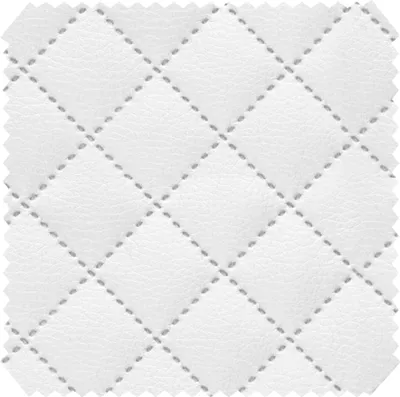 Produktbild von novely® SOLTAU Kunstleder - 3-lagig gesteppter Möbelstoff - Kaschierter Volumen-Polsterstoff mit Karo-Muster - Pflegeleichte Meterware 1lfm - Farbe: 17 Weiß