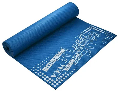Zdjęcie produktu dla Mata gimnastyczna LIFEFIT Slimfit Plus, niebieska, 173x61x0,6 cm