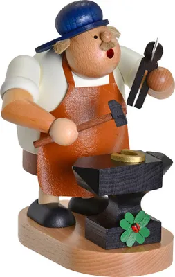 Produktbild von KWO - Räuchermann Glücksschmied, Holzkunst, 18cm