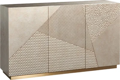 Produktbild von FURNLUX Anrichte Stilig Gold 150cm / Hauptfarbe: Gelb / Abmessungen: 150 x 86 x 40 cm
