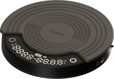 Obrázek produktu pro Váha na kávu Outin Claro | Přesnost 0,1 g | Vestavěný časovač | USB-C | Vhodné pro přípravu espressa a překapávané kávy